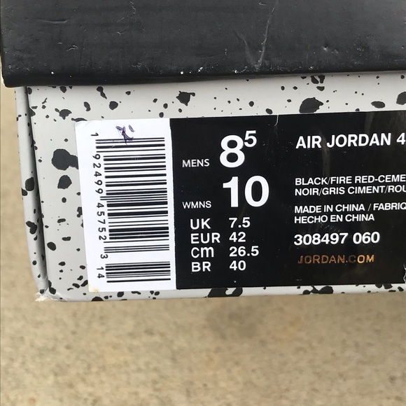 ❌Sold❌Jordan 4 Bred ‘Travis Scott’ - Picture 5 of 5